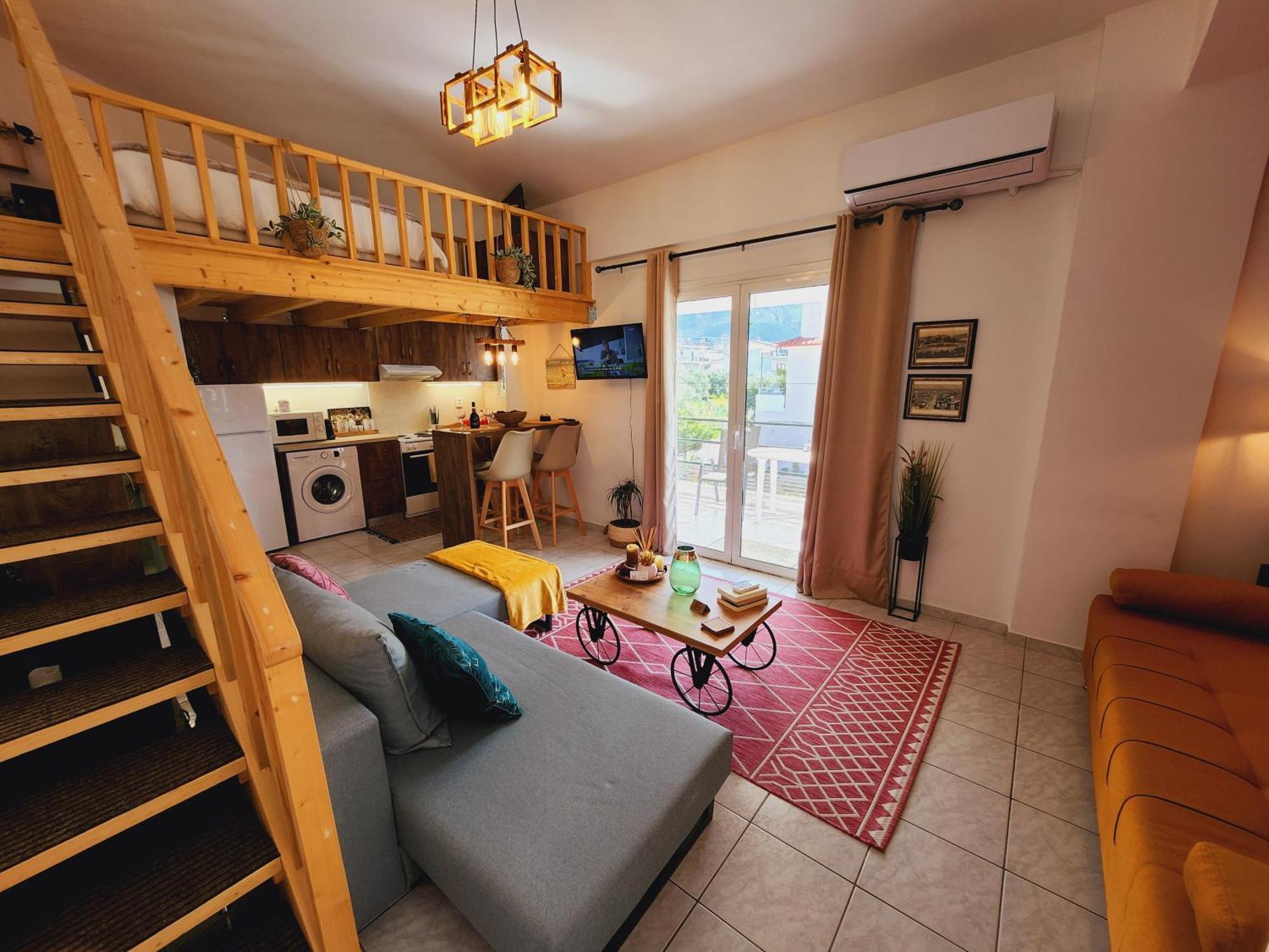 Luxury Loft Apartment Vivian Patras Buitenkant foto